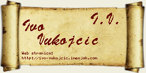 Ivo Vukojčić vizit kartica